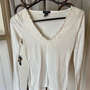 low cut woman’s long sleeve